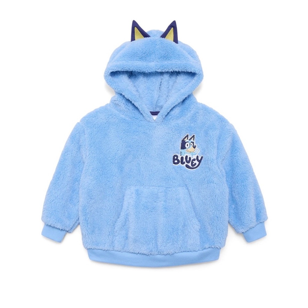 Kids Fleece Hoodie - Blue